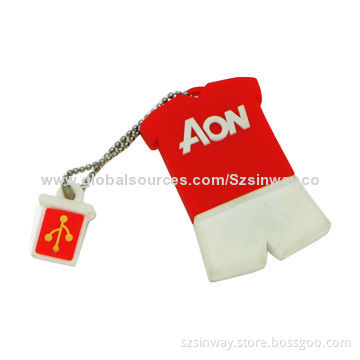 Promotional Football Shirt USB Flash Drive with Up to 32GB Capacity